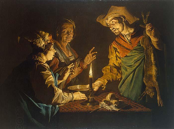 Matthias Stomer Selling the Birthright China oil painting art